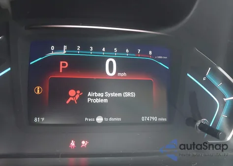 2018 Honda Odyssey Touring from USA, damaged, VIN 5FNRL6H88JB077505